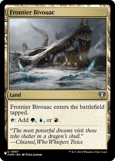 Frontier Bivouac - The List - CMM-997