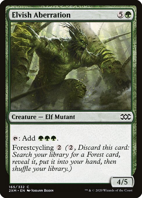 Elvish Aberration - Double Masters - 165