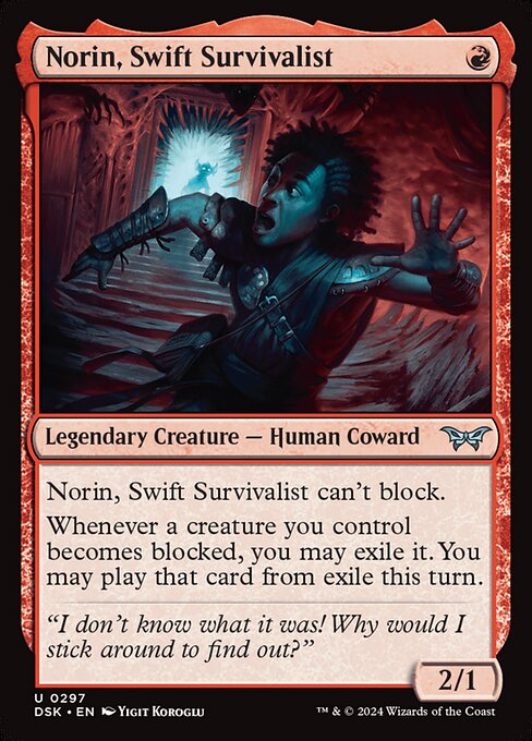 Norin, Swift Survivalist - Duskmourn: House of Horror - 297