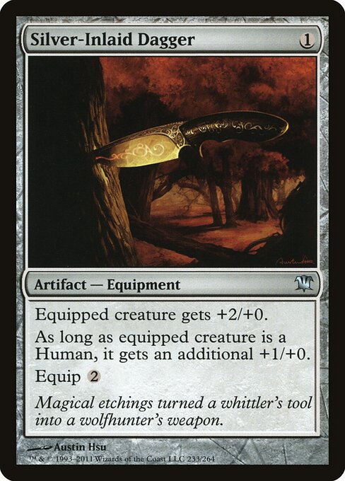Silver-Inlaid Dagger - Innistrad - 233