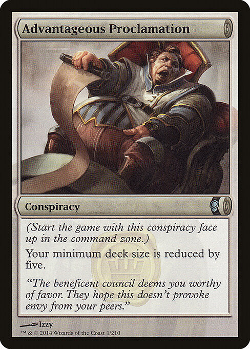 Advantageous Proclamation - Conspiracy - 1