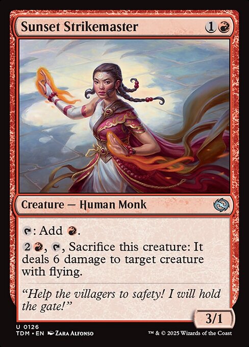 Sunset Strikemaster - Tarkir: Dragonstorm - 126