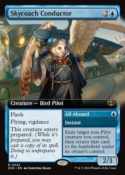 Skycoach Conductor // All Aboard - Secrets of Strixhaven - 322