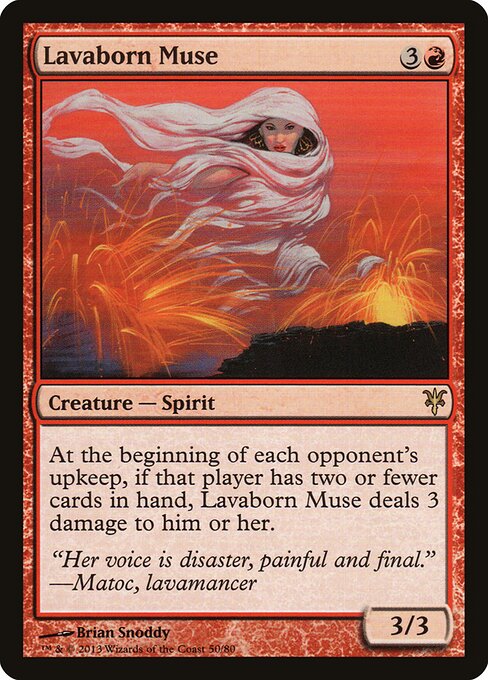 Lavaborn Muse - Duel Decks: Sorin vs. Tibalt - 50