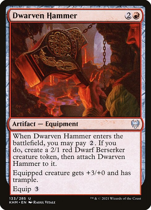 Dwarven Hammer - Kaldheim - 133