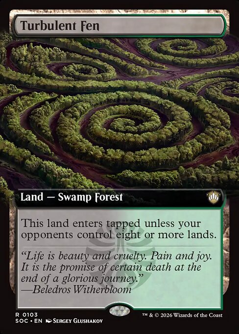 Turbulent Fen - Secrets of Strixhaven Commander - 103