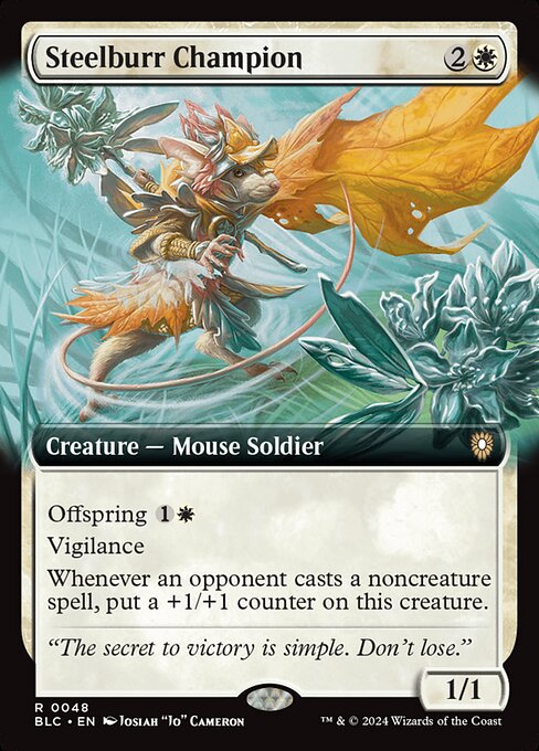 Steelburr Champion - Bloomburrow Commander - 48