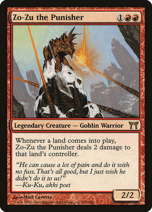 Zo-Zu the Punisher - Champions of Kamigawa - 200