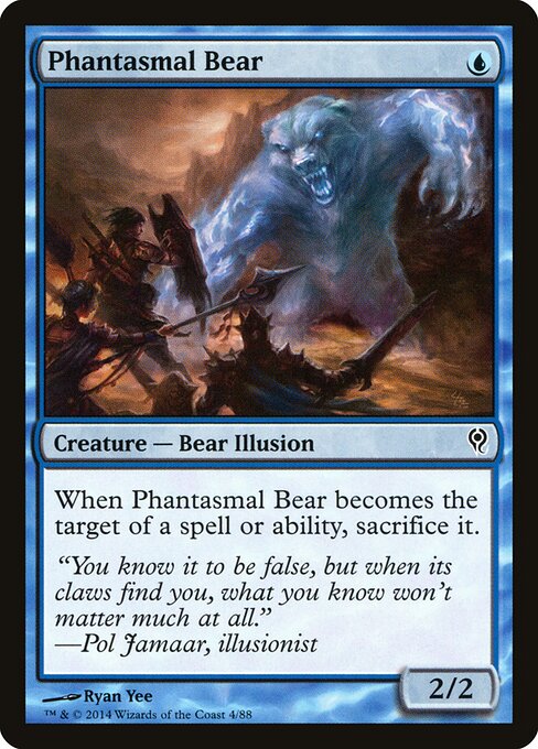 Phantasmal Bear - Duel Decks: Jace vs. Vraska - 4
