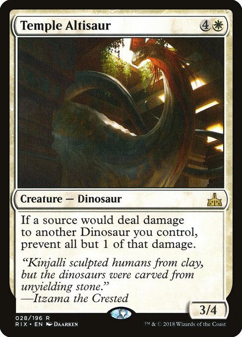 Temple Altisaur - Rivals of Ixalan - 28