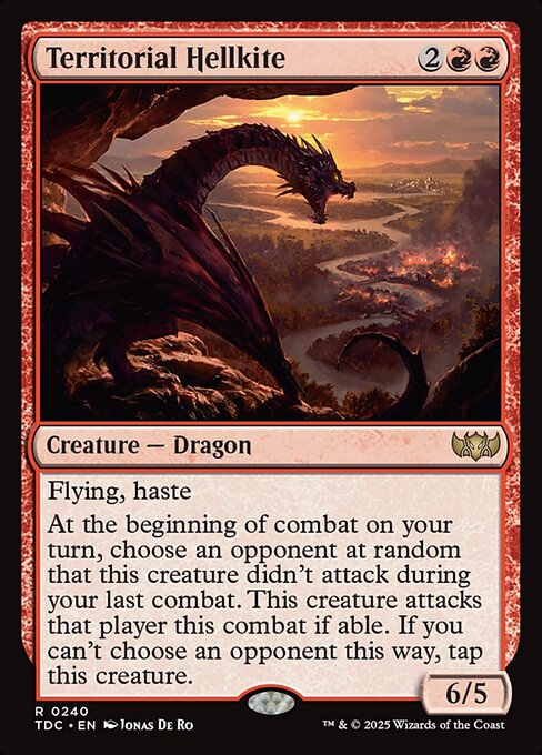 Territorial Hellkite - Tarkir: Dragonstorm Commander - 240