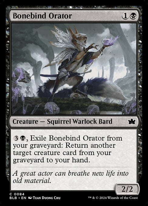 Bonebind Orator - Bloomburrow - 84