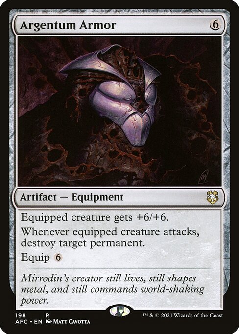 Argentum Armor - Forgotten Realms Commander - 198
