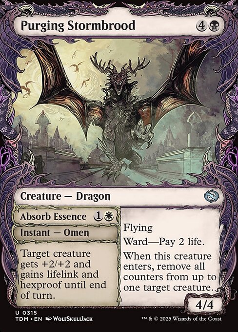 Purging Stormbrood // Absorb Essence - Tarkir: Dragonstorm - 315