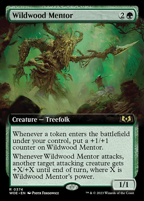 Wildwood Mentor - Wilds of Eldraine - 374