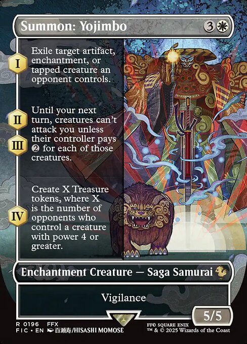 Summon: Yojimbo - Final Fantasy Commander - 196