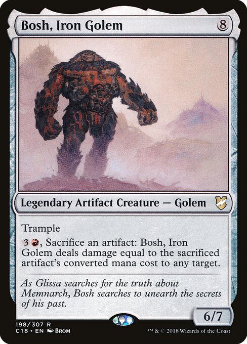 Bosh, Iron Golem - Commander 2018 - 198