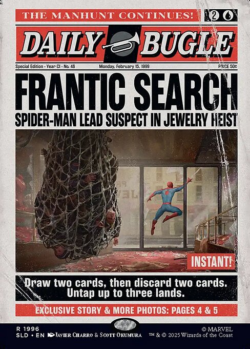 Frantic Search - Secret Lair Drop - 1996