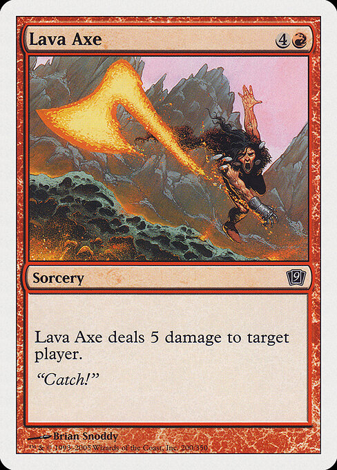 Lava Axe - Ninth Edition - 200
