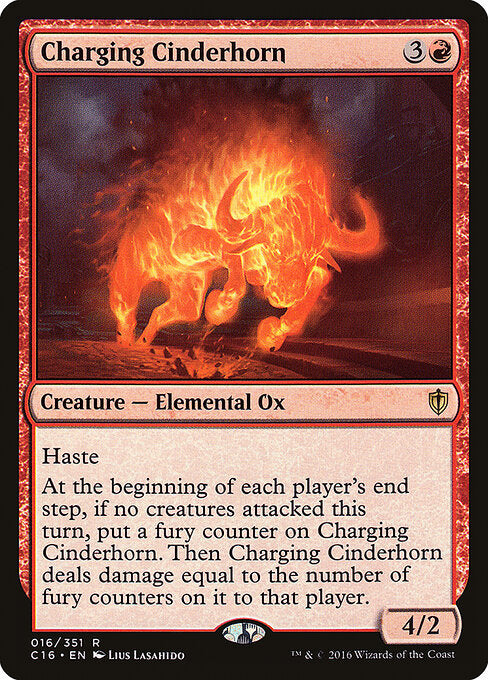 Charging Cinderhorn - Commander 2016 - 16