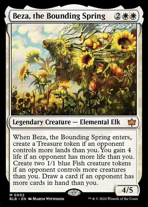 Beza, the Bounding Spring - Bloomburrow - 2