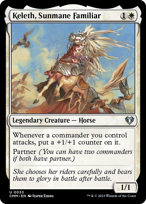 Keleth, Sunmane Familiar - Commander Masters - 33