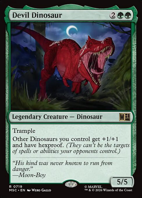 Devil Dinosaur - Marvel Super Heroes Commander - 719
