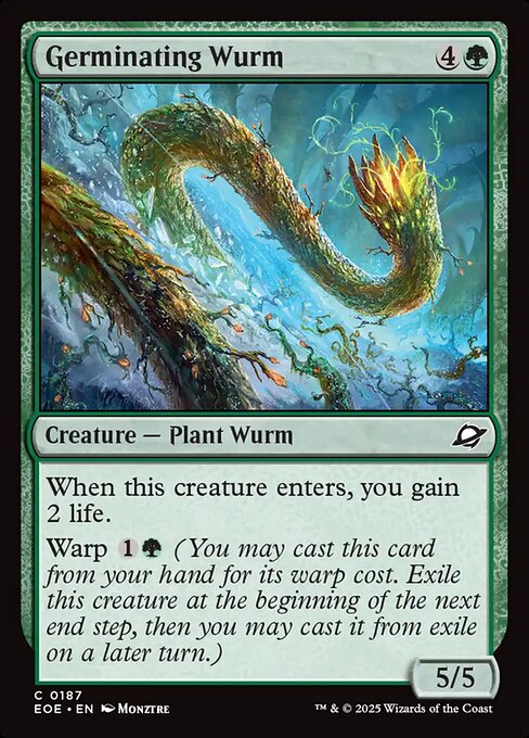 Germinating Wurm - Edge of Eternities - 187