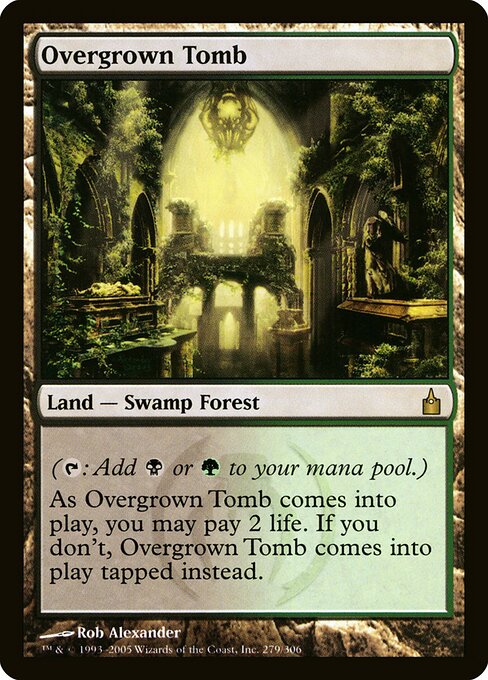 Overgrown Tomb - Ravnica: City of Guilds - 279