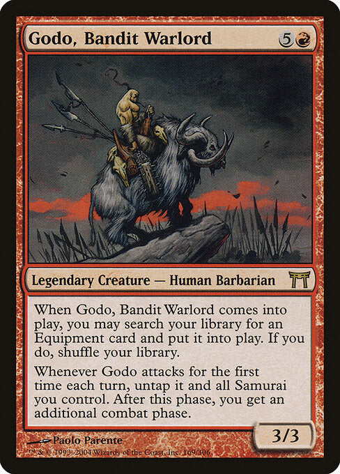 Godo, Bandit Warlord - Champions of Kamigawa - 169
