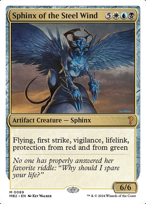 Sphinx of the Steel Wind - Mystery Booster 2 - 89