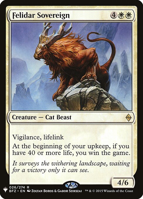 Felidar Sovereign - The List - BFZ-26