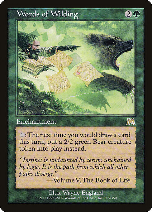 Words of Wilding - Onslaught - 305