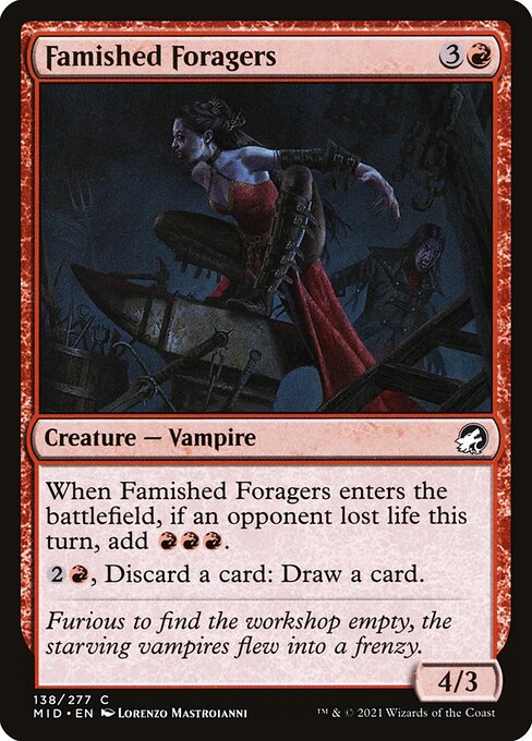 Famished Foragers - Innistrad: Midnight Hunt - 138