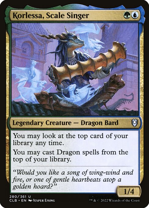 Korlessa, Scale Singer - Commander Legends: Battle for Baldur's Gate - 280