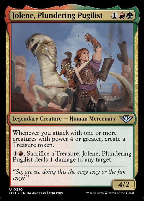 Jolene, Plundering Pugilist - Outlaws of Thunder Junction - 210