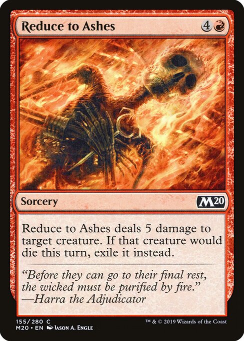 Reduce to Ashes - Core Set 2020 - 155