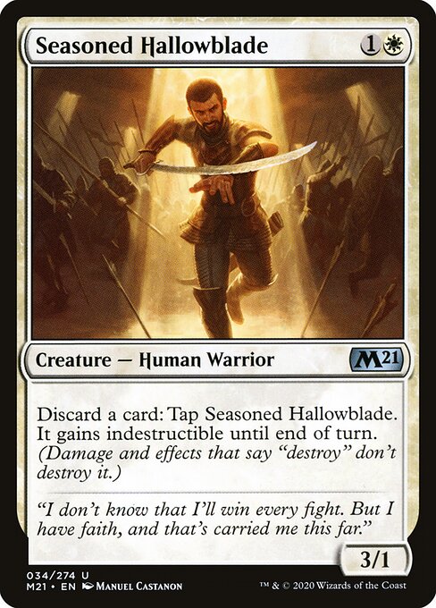 Seasoned Hallowblade - Core Set 2021 - 34