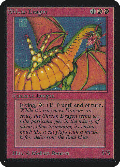 Shivan Dragon - Limited Edition Alpha - 174
