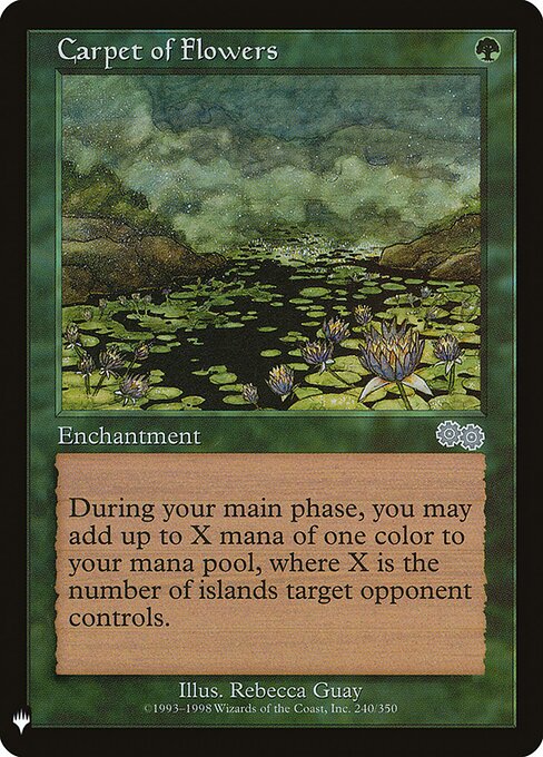 Carpet of Flowers - The List - USG-240