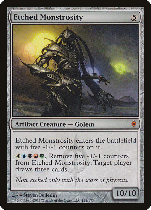 Etched Monstrosity - New Phyrexia - 135