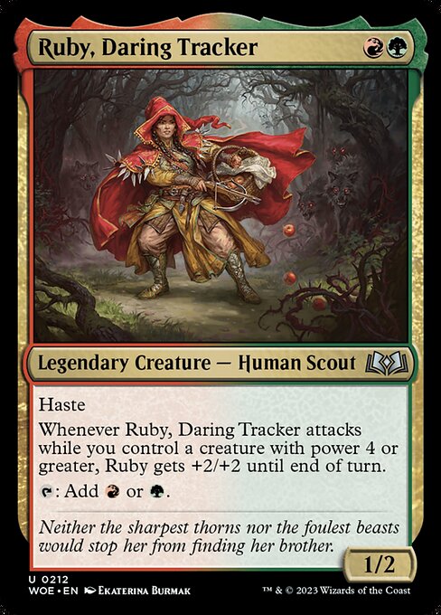 Ruby, Daring Tracker - Wilds of Eldraine - 212