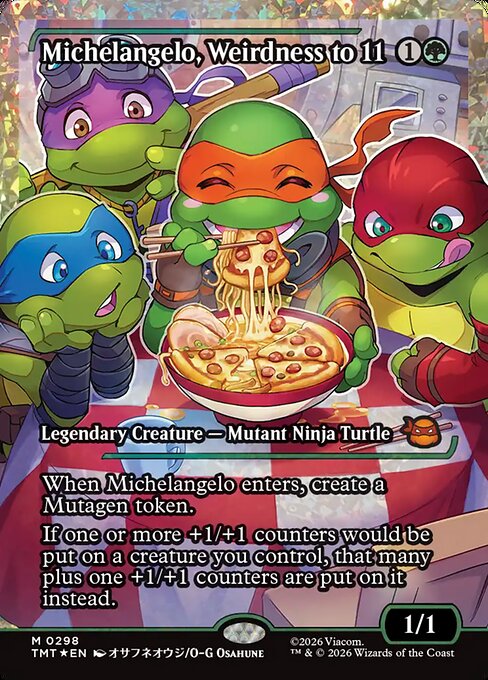 Michelangelo, Weirdness to 11 - Teenage Mutant Ninja Turtles - 298