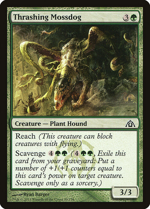 Thrashing Mossdog - Dragon's Maze - 50
