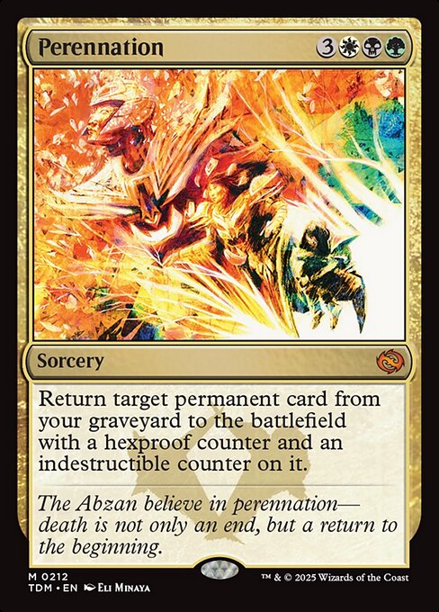 Perennation - Tarkir: Dragonstorm - 212