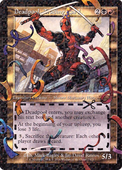 Deadpool, Trading Card - Secret Lair Drop - 7129