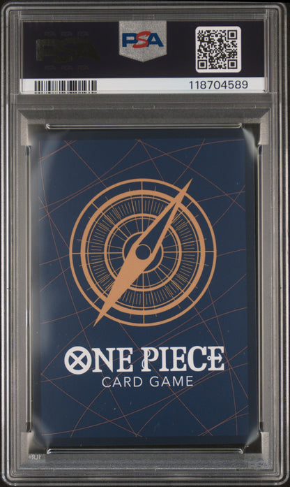 MONKEY D. LUFFY MANGA ALTERNATE ART 2025 ONE PIECE EB02-EXTRA BOOSTER -ANIME 25TH COLLECTION- PSA GEM MT 10