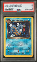 DARK GYARADOS-HOLO 1ST EDITION 2000 POKEMON ROCKET PSA EX 5