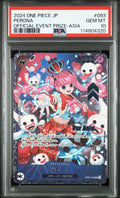PERONA OFFICIAL EVENT PRIZE-ASIA 2024 ONE PIECE JAPANESE PROMOS PSA GEM MT 10