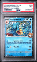 MISTY'S GYARADOS PRERELEASE-STAFF 2025 POKEMON DRI EN-DESTINED RIVALS PSA MINT 9